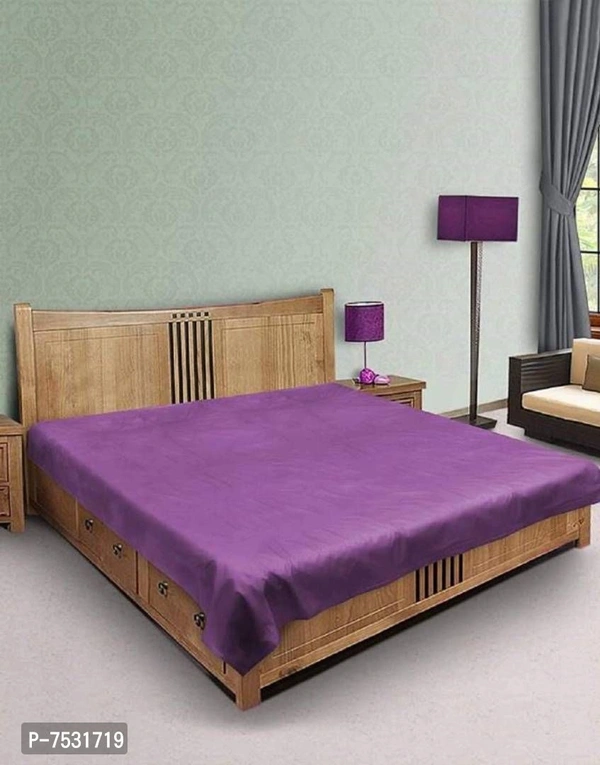 PVC Plastic Double Bedsheet / Baby Bed Mattress Protecting Sheet (Purple) - P-7531719, 9886446, Double