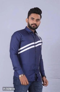Stylish Men Cotton Full Sleeves Shirt - M, 9886446, P-7470116