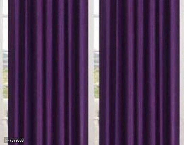 Stylish Fancy Polyester Eyelet Fitting Curtains Set Of 5 - 9886446, P-7379638