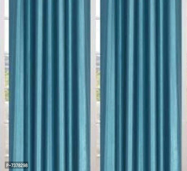Stylish Fancy Polyester Eyelet Fitting Curtains Set Of 5 - 9886446, P-7378298