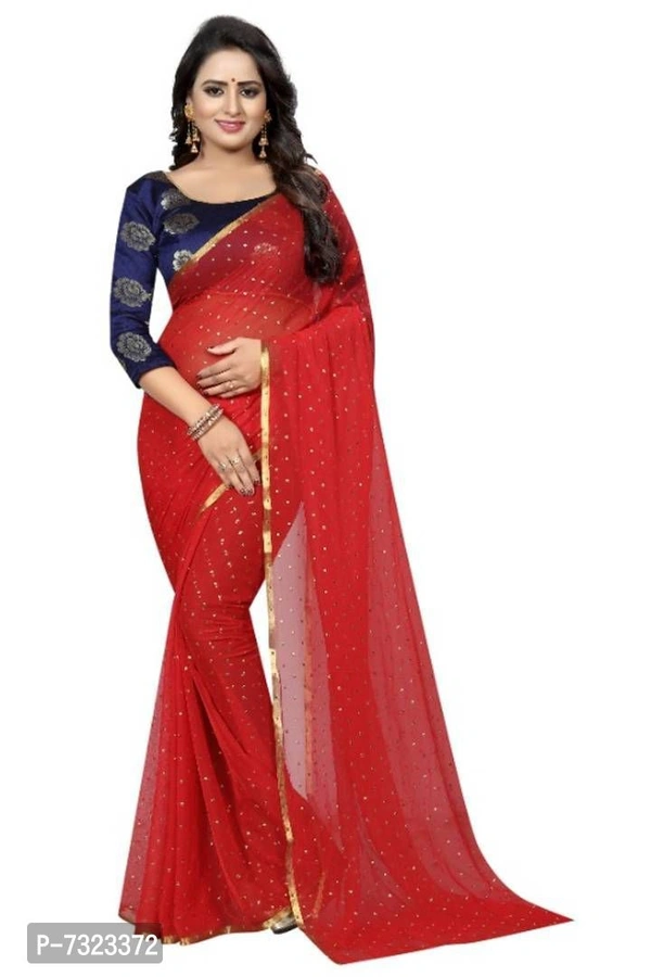 Elegant Chiffon Sarees With Blouse Piece For Women - P-7323372, 9886446