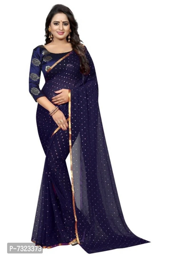 Elegant Chiffon Sarees With Blouse Piece For Women - P-2323373, 9886446