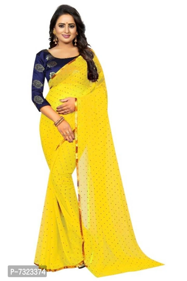 Elegant Chiffon Sarees With Blouse Piece For Women - P-7343374, 9886446