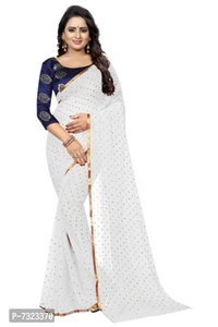 Elegant Chiffon Sarees With Blouse Piece For Women - P-7343370, 9886446