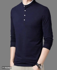 Men Solid Henley Neck T-shirt - P-7833827, 9886446, XL