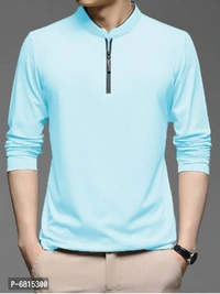 Stylish Polyester Multicoloured Solid T-shirt For Men Pack Of 3 - P-6815300, 9886446, M