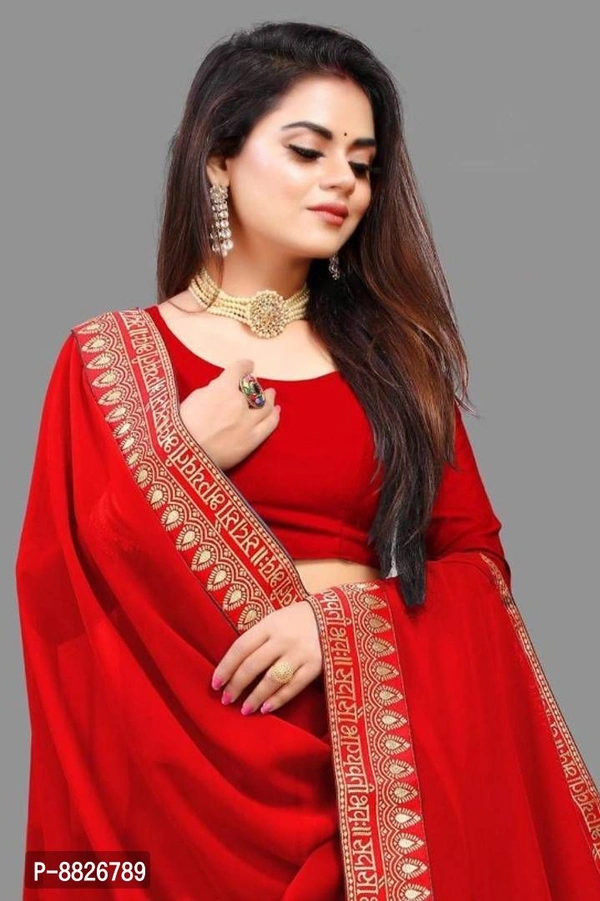 Trendy Art Silk Saree with Blouse Piece for Women - P-8826789