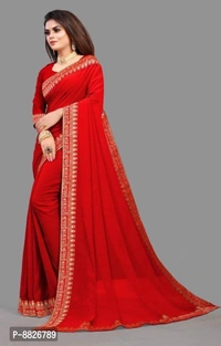 Trendy Art Silk Saree with Blouse Piece for Women - P-8826789