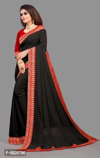 Trendy Art Silk Saree with Blouse Piece for Women - P-8826796