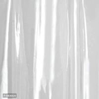 PVC Classic AC Transparent Curtain - 2 Curtain with 16 Hooks (Transparent, 4.5 X 9 ft or 54 X 108 Inches) - P-6036826