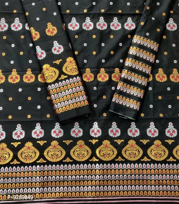 Beautiful Cotton Silk Saree With Blouse Piece For Women - P-9289049