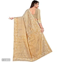 Leeza Store Women's Banarasi Kanjivaram Powder White Silk Saree Along Zari Paisley Jacquard Woven All Over with Blouse Piece - 5.5 meters, P-8100563