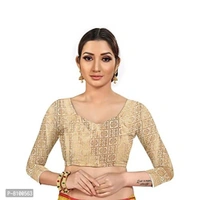 Leeza Store Women's Banarasi Kanjivaram Powder White Silk Saree Along Zari Paisley Jacquard Woven All Over with Blouse Piece - 5.5 meters, P-8100563