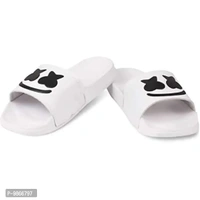 MSDIAN Sliders for Men, Boys | Comfortable|Lightweighted House Slippers (GUDDA WHT) - P-9866797, Uk6