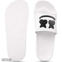 MSDIAN Sliders for Men, Boys | Comfortable|Lightweighted House Slippers (GUDDA WHT) - P-9866797, Uk10