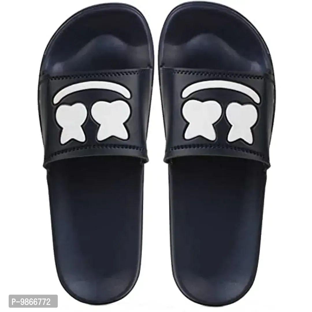 Boys cheap navy slippers