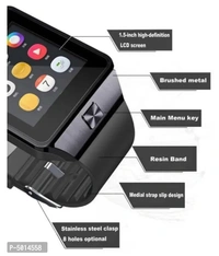 Mirza DZ09 Smart Watch and Selfie Stick For Samsung Galaxy S Duos 2DZ09 Smart Watch With 4G Sim Card Memory Card Selfie Stick - P-5014558