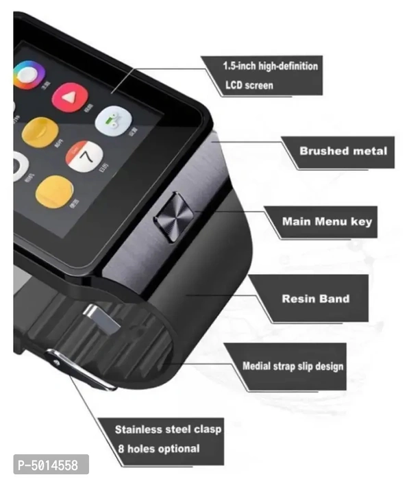 Mirza DZ09 Smart Watch and Selfie Stick For Samsung Galaxy S Duos 2DZ09 Smart Watch With 4G Sim Card Memory Card Selfie Stick - P-5014558