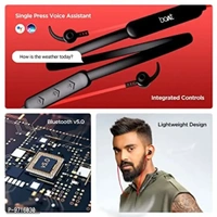 Boat boAt Rockerz 255 Bluetooth Neckband with Upto 10 Hours Playback, ASAPtrade; Charge, IPX5, Signature Sound Integrated C - P-9716030