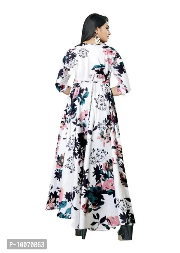 Stylish Rayon Printed Gown For Women - P-10070863, XL-42