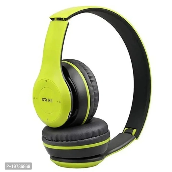 Wireless Bluetooth P-47 Headphone with FM and SD Card Slot Bluetooth Headset - P-10736869