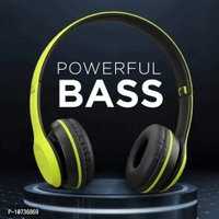 Wireless Bluetooth P-47 Headphone with FM and SD Card Slot Bluetooth Headset - P-10736869