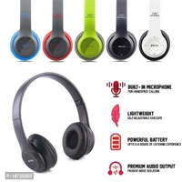 Wireless Bluetooth P-47 Headphone with FM and SD Card Slot Bluetooth Headset - P-10736869