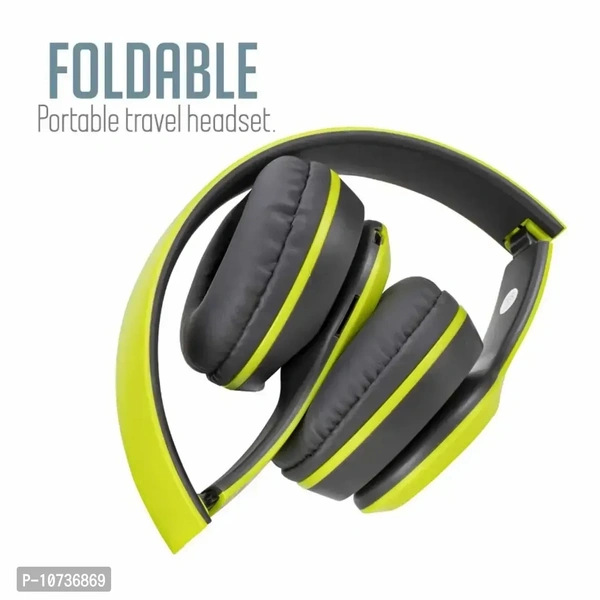 Wireless Bluetooth P-47 Headphone with FM and SD Card Slot Bluetooth Headset - P-10736869