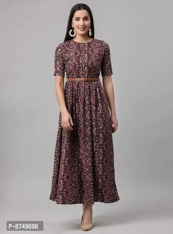 MULTICOLOR LONG DRESS - P-8749698, M