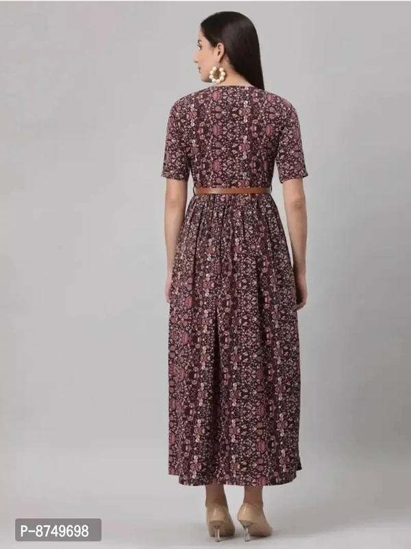 MULTICOLOR LONG DRESS - P-8749698, M