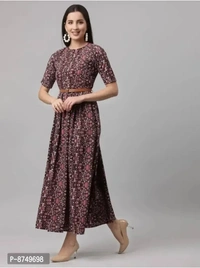 MULTICOLOR LONG DRESS - P-8749698, M
