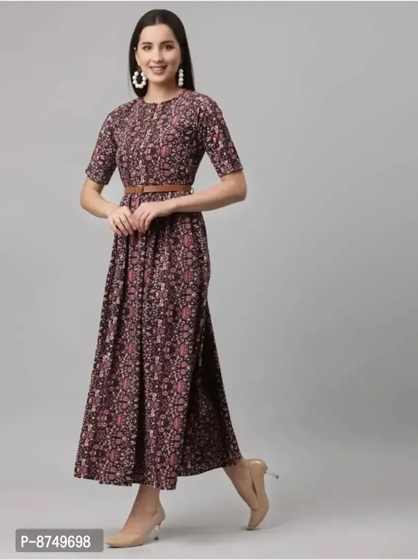 MULTICOLOR LONG DRESS - P-8749698, M