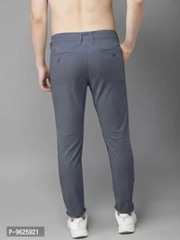 Men Cotton Mid Rise Solid Casual Chinos - P-9625921, 28