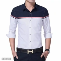Men's Multicoloured Cotton Long Sleeves Casual Shirts - P-3994271, M