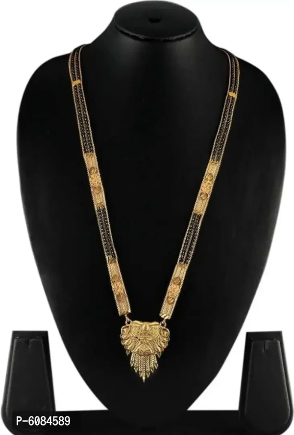 Traditional Glorious Hand Meena Mangalsutra Mangalsutr for Women - P-6084589