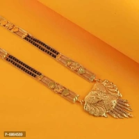 Traditional Glorious Hand Meena Mangalsutra Mangalsutr for Women - P-6084589