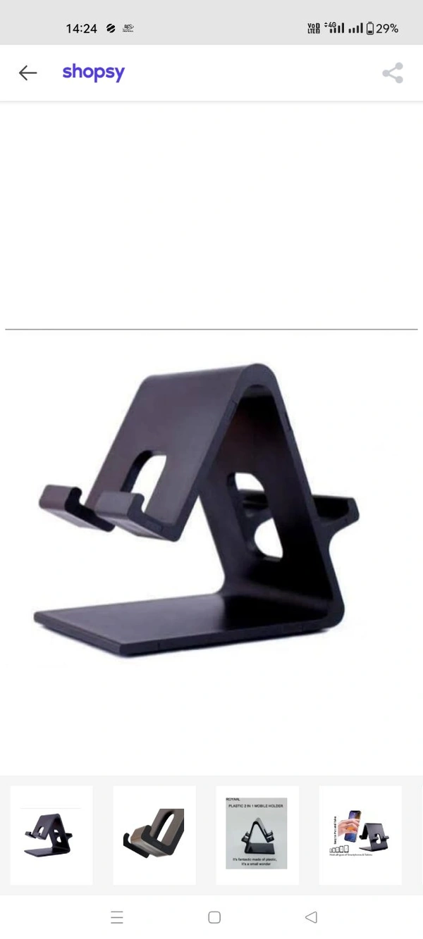Mobile Holder  - Black, 10