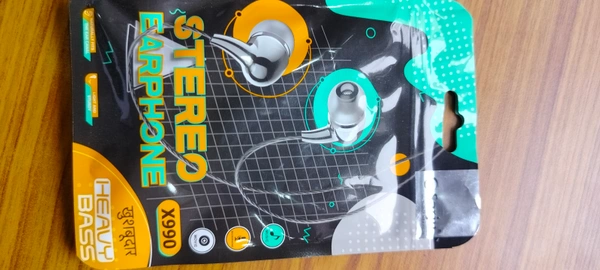 Wire Earphone In Mic - Black, 2.5m