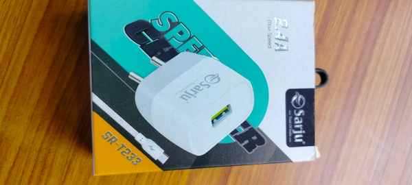 Sarju USB Charger Plus 2.4A Max Speed - White, 1.5m Cable