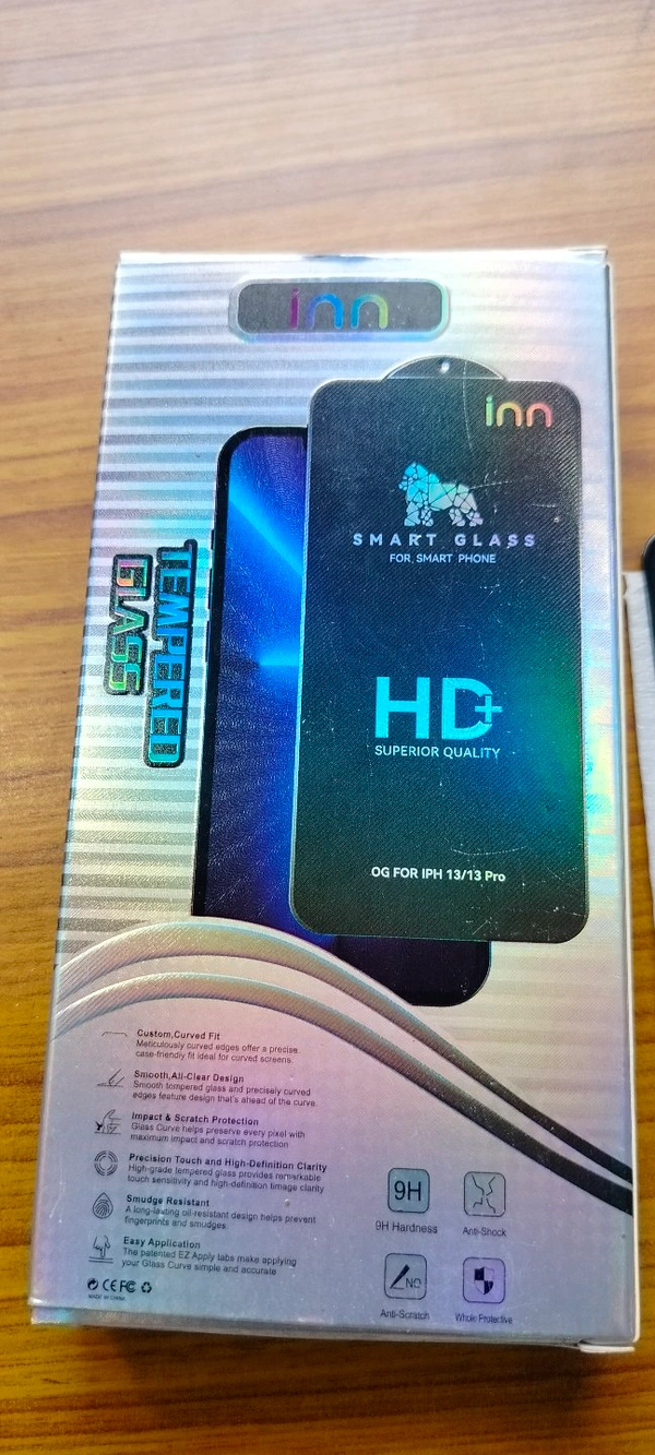 inn HD Plus Mobile Glass  - Black, Malti Type