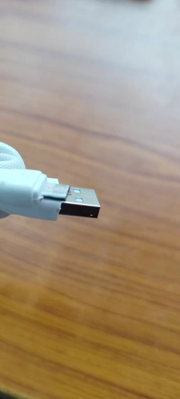 Poorvi Online  Data Cable Type B - White, 1mt