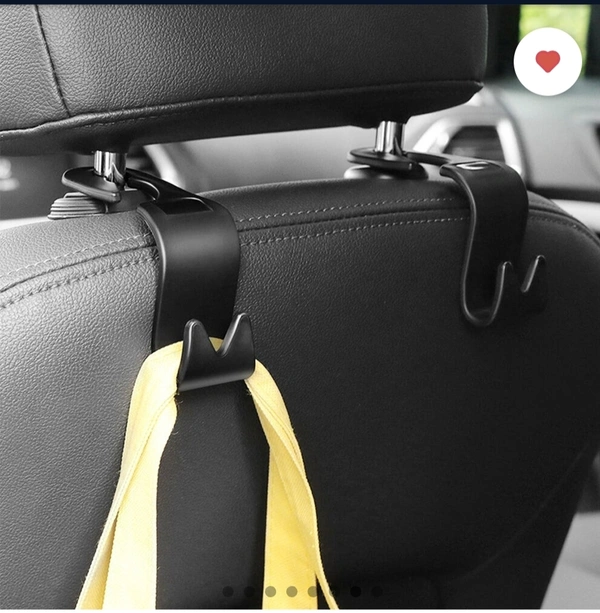 Car Back Rest Hanger - Black