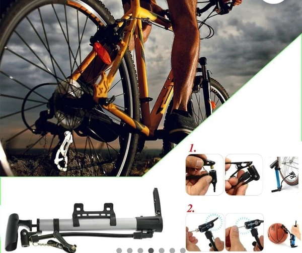 Aluminium Mini Bicycle Air Pump - Zorba