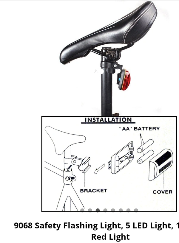 Flashing LED Light Rad - Red