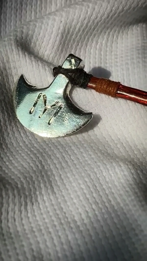 Turgut Axe - Silver Metal