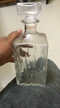 Bottle - Decanter  - White, 1000 Ml