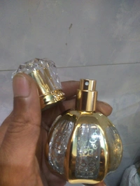 Empty Perfume Bottle  - Gold