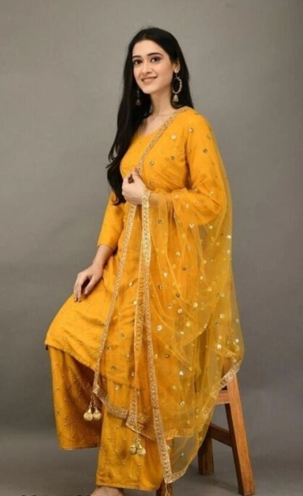 Alisha Ensemble Women  Dupatta Sets  - L