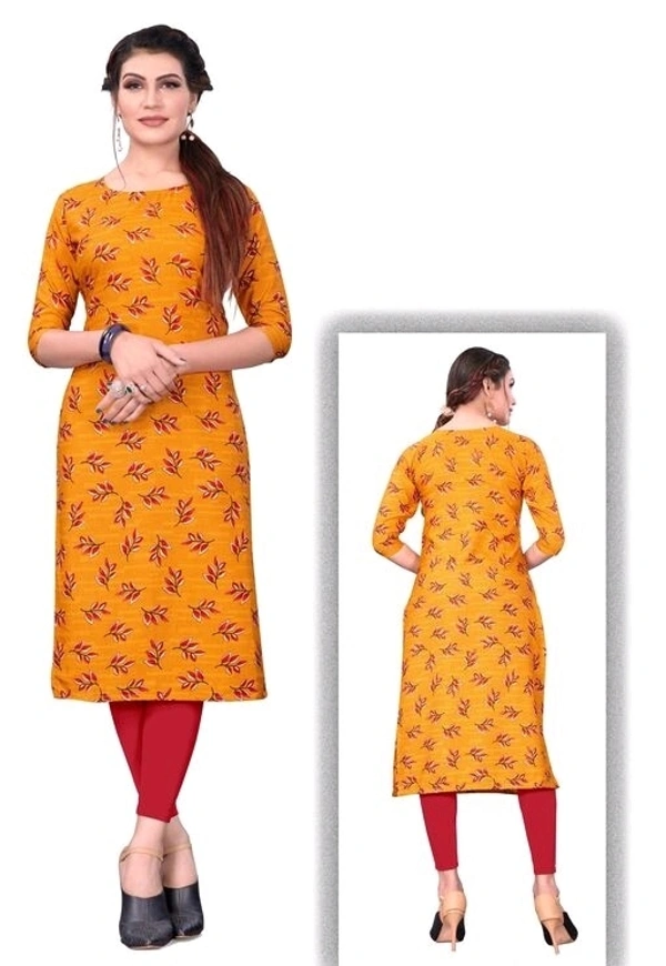 Women's Ethnic Wear Green Color Straight Kurti - XXL