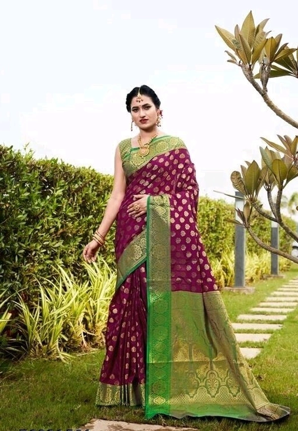 FABULOUS BANARASI SILK ZARI WORK SAREE